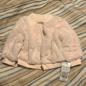 Pink Fluffy Jacket from Baby Cat and Jack